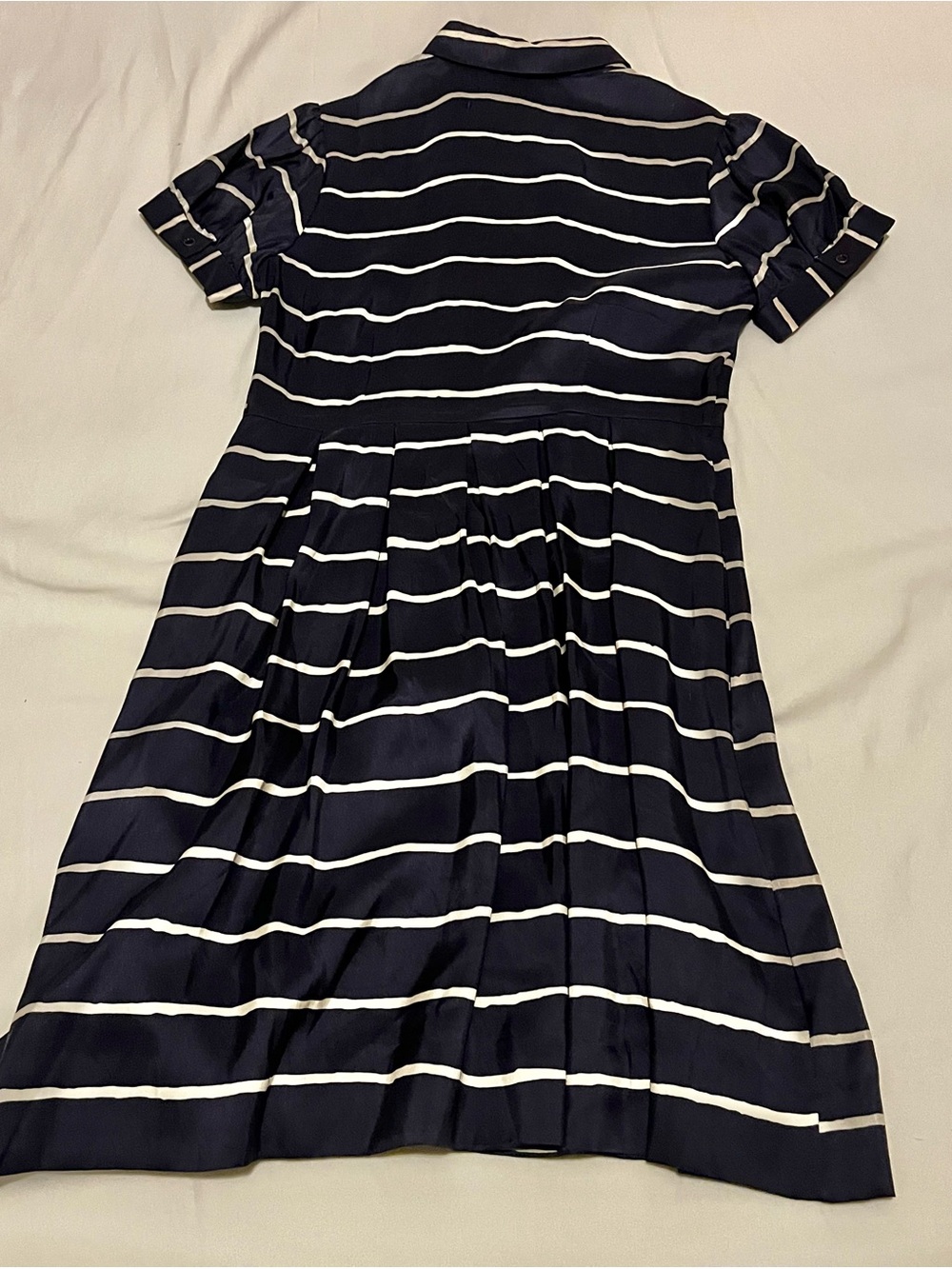 Preppy striped silk Kate Spade Size 10 - Picture 7 of 8